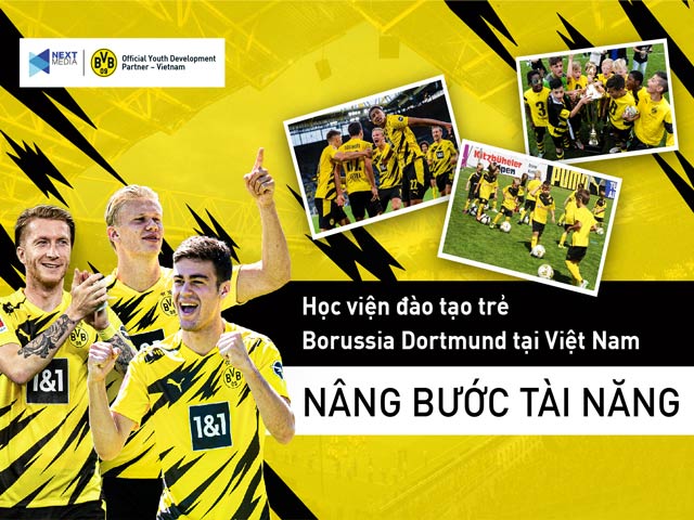 Borussia Dortmund mở học viện ở Việt Nam, thắp lên giấc mơ chơi bóng châu Âu
