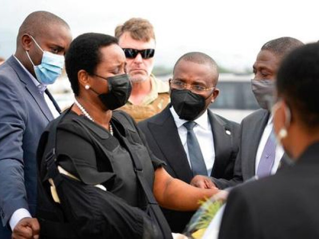 Vợ góa của tổng thống Haiti bất ngờ về nước