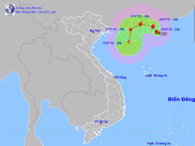 Bão số 3 Cempaka mạnh thêm, biển động rất mạnh, sóng cao tới 5m