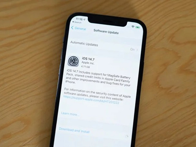 Apple chính thức phát hành iOS 14.7