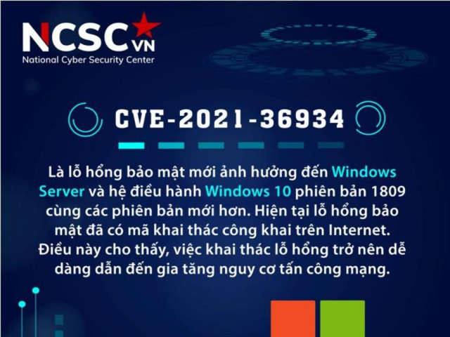 Phát hiện lỗ hổng bảo mật trên Windows 10, mã khai thác công khai trên internet