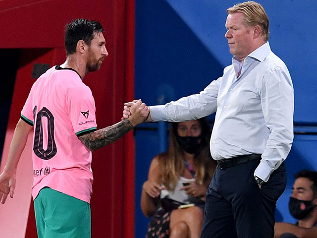 Messi dễ ngồi ngoài tới 2022: Koeman lo lắng ra mặt, chủ tịch Laporta nói gì?