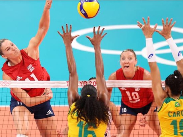 Video chung kết bóng chuyền nữ Olympic Brazil - Mỹ: 3 set chóng vánh, HCV lịch sử