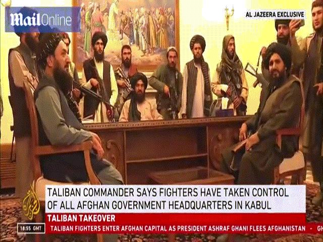 Hình ảnh Taliban chiếm phủ tổng thống, TT Afghanistan nói lý do rời đất nước