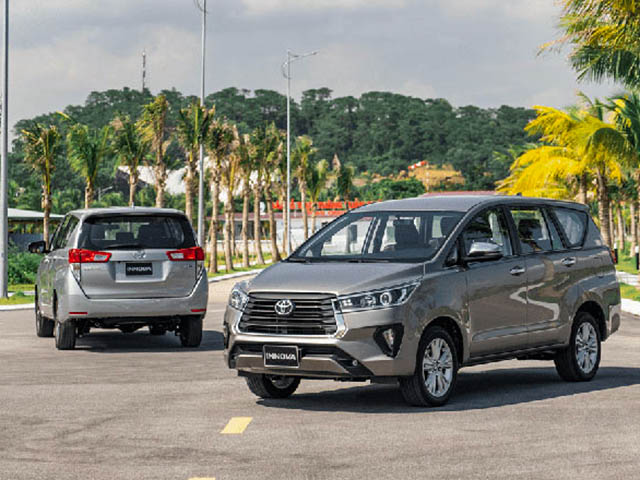 Lần đầu tiên Toyota Innova xuất hiện trong top 10 xe bán chậm nhất tháng