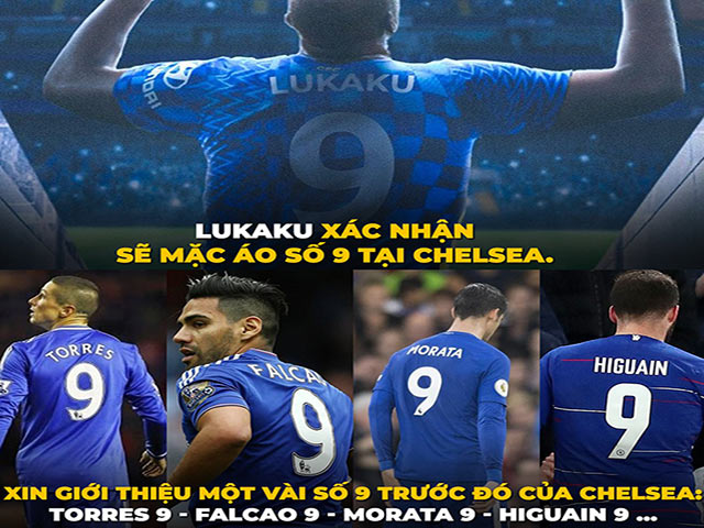 Ảnh chế: Lukaku lựa chọn số áo ”quỷ ám” với các tiền đạo của Chelsea