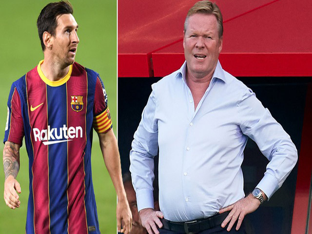 Tiền đạo Barca bỏ lỡ không tưởng, Koeman ngán ngẩm thừa nhận ”nhớ” Messi