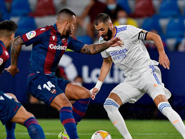 Video Levante - Real Madrid: Thẻ đỏ và màn rượt đuổi 6 bàn khó tin (Vòng 2 La Liga)