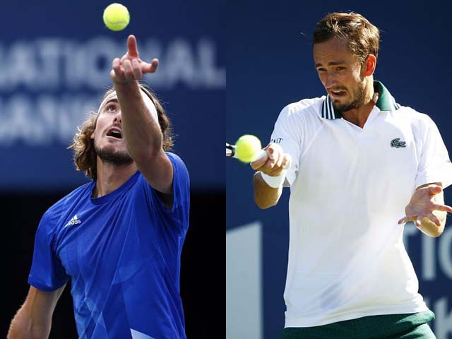 Trực tiếp tennis US Open ngày 1: Tsitsipas gặp khó, Medvedev & Rublev đấu “lão tướng”