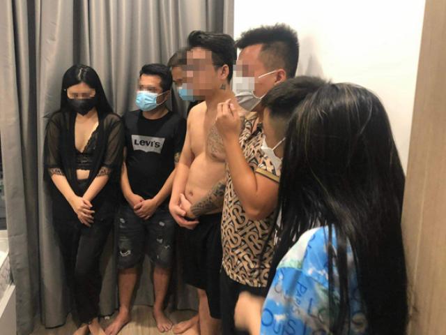 Hà Nội: Nhóm dân chơi ”mở tiệc” thác loạn trong căn hộ chung cư cao cấp