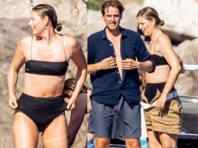 Sharapova diện bikini lênh đênh với ”đại gia”, giải nghệ vẫn giữ dáng đẹp