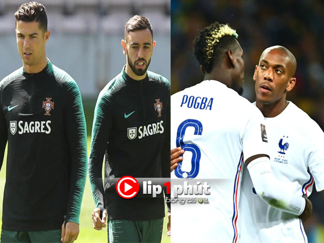 Fernandes khiến Ronaldo dễ mất quyền đá 11m, Martial được kỳ vọng hồi sinh (Clip 1 phút Bóng đá 24H)