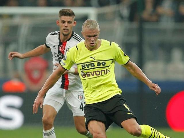 Video cúp C1 Besiktas - Dortmund: Haaland tỏa sáng, âu lo phút bù giờ