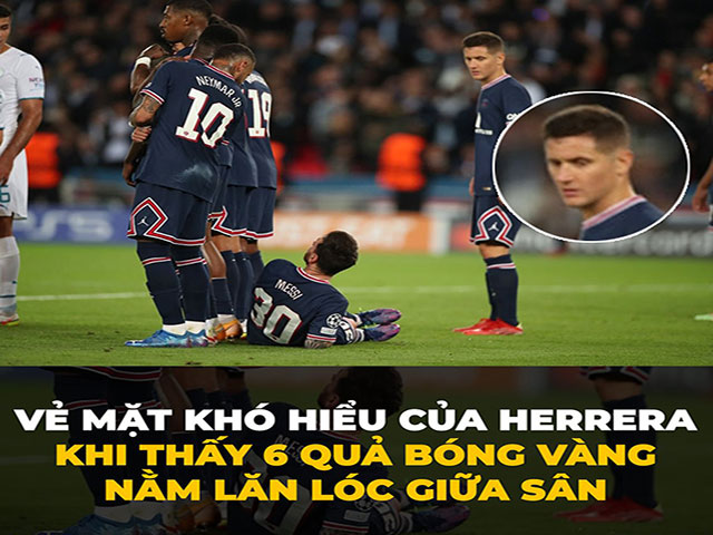 Ảnh chế: Thế giới điên đảo khi Messi ”hạ mình” làm hàng rào chống đá phạt