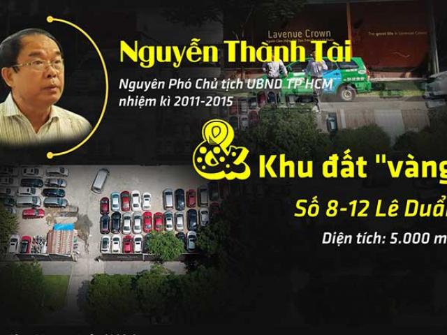 [Infographic] - Ông Nguyễn Thành Tài và khu đất ”vàng” 8-12 Lê Duẩn