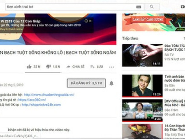 Chủ một kênh Youtube bị truy thu thuế 1,5 tỉ đồng từ thu nhập 19 tỉ đồng