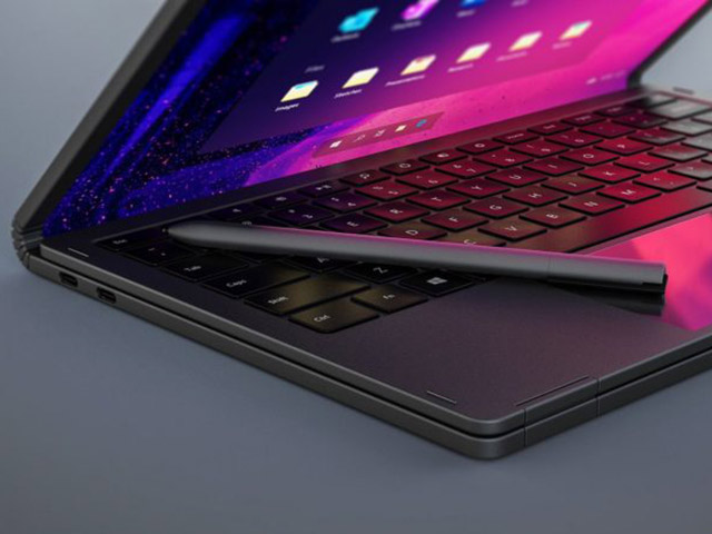 Ý tưởng FlexBook xuất hiện đẹp hơn Surface Neo và Surface Duo