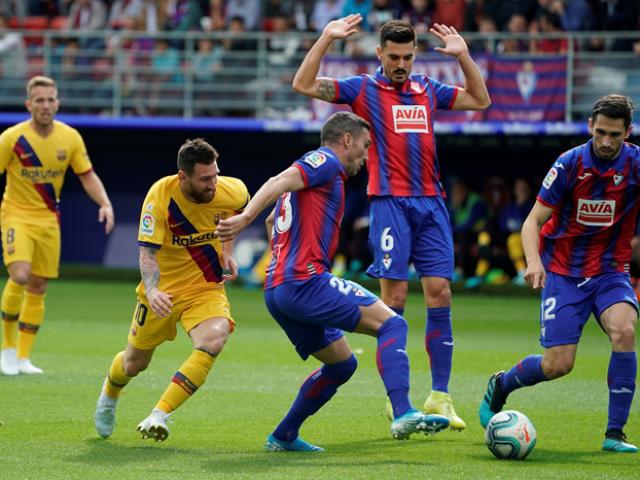 Video highlight trận Eibar – Barcelona: Tuyệt đỉnh Messi, Suarez, Griezmann