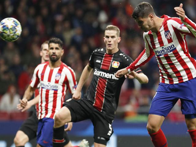 Kết quả bóng đá cúp C1 Atletico Madrid - Leverkusen: Alvaro Morata hóa người hùng