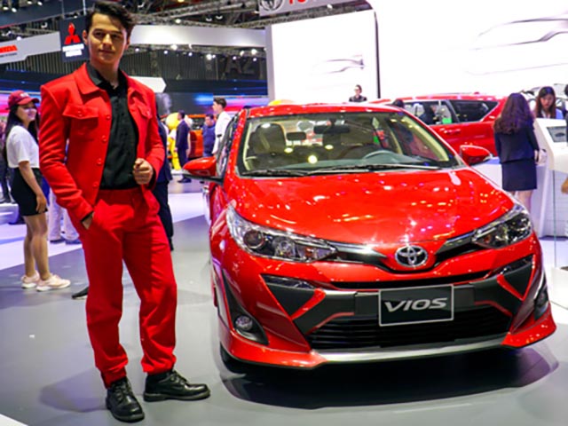 Toyota Vios phiên bản nâng cấp mới xuất hiện tại VMS2019