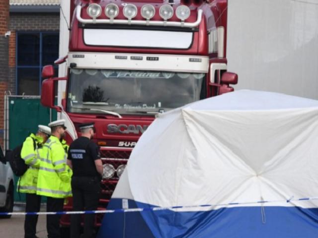 39 người chết trên xe container ở Anh không phải do lạnh cóng?