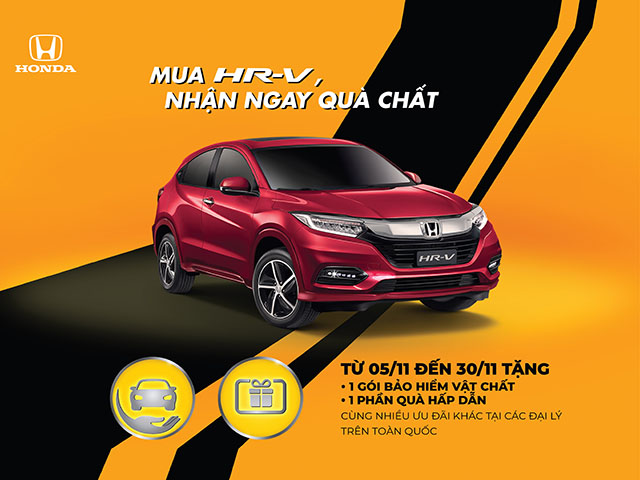 Honda Việt Nam triển khai chương trình khuyến mãi “Mua HR-V, nhận ngay quà chất”