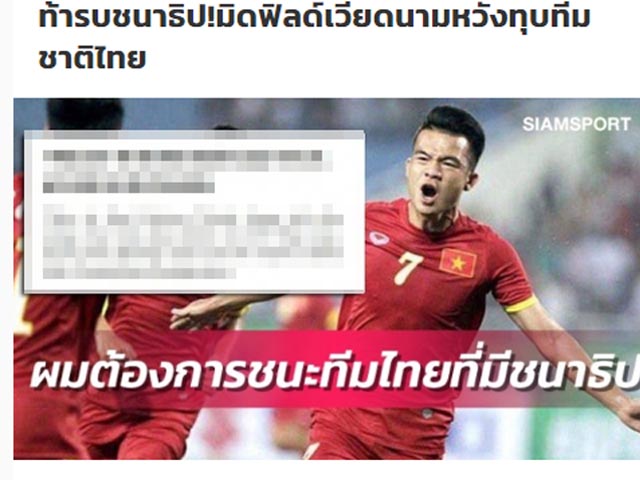 Kinh điển Việt Nam - Thái Lan còn 2 tuần: Báo Thái sục sôi vì á quân V-League