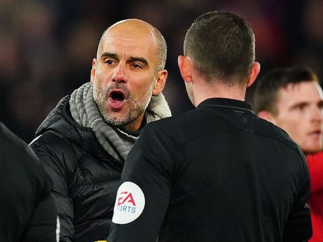 Man City thua Liverpool, Pep ”cà khịa” trọng tài có bị phạt nặng như Mourinho?