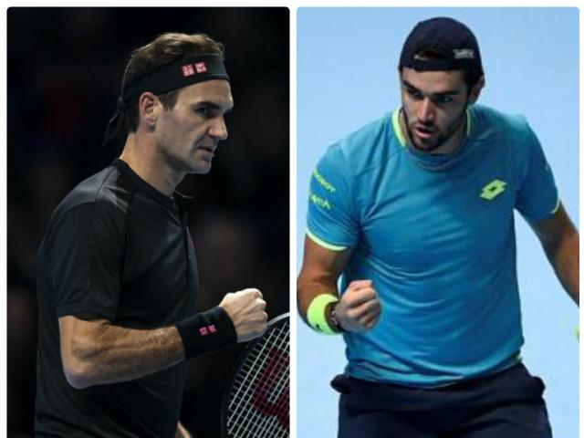 Trực tiếp tennis Federer - Berrettini: Tình thế nguy nan, huyền thoại giải ẩn số (ATP Finals)