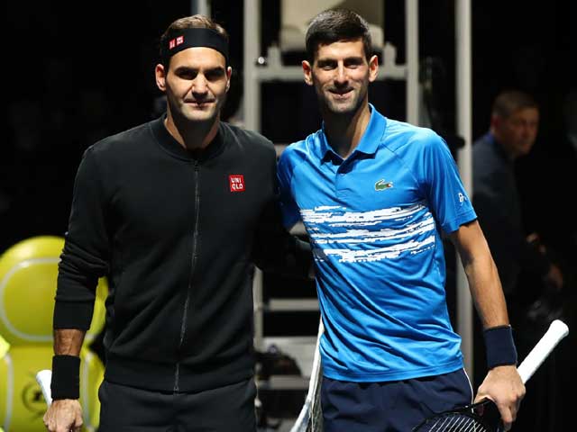 Video tennis Federer – Djokovic: Liên tiếp sai lầm, 12 cú ace siêu đẳng (ATP Finals)