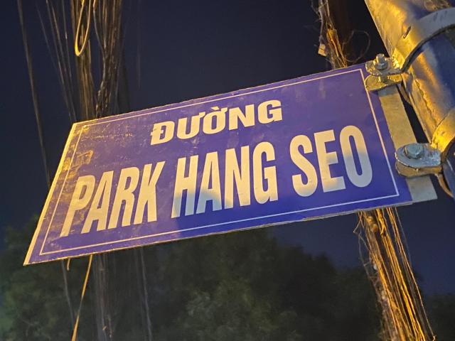 Người Sài Gòn ngỡ ngàng khi thấy tên đường Park Hang Seo