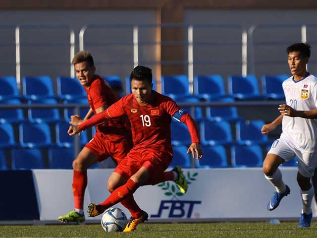 Video highlight trận U22 Việt Nam - U22 Lào: Cú đúp Tiến Linh, hiệp đấu dễ dàng (H1)