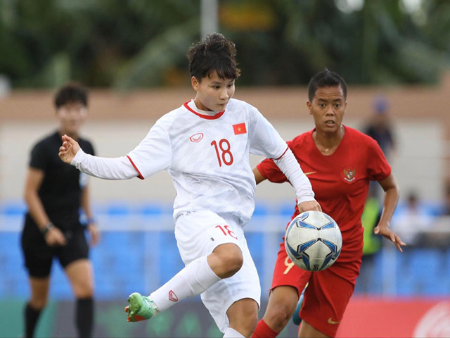 Trực tiếp bóng đá ĐT nữ Việt Nam - Indonesia: Sức ép kinh người