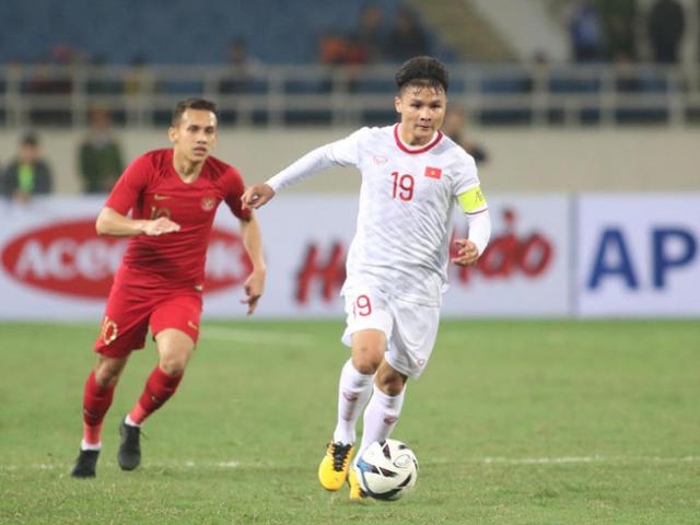 Trực tiếp bóng đá U22 Việt Nam - U22 Indonesia: Quang Hải, Văn Hậu đá chính