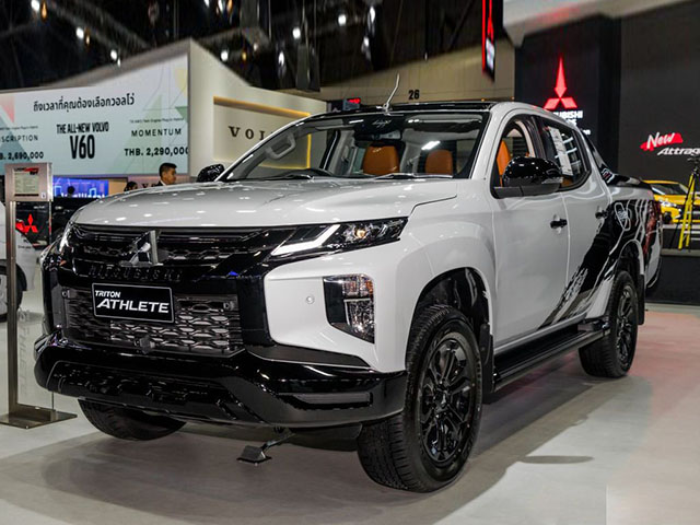 Cận cảnh Mitsubishi Triton thế hệ mới phiên bản đặc biệt Athlete tại Thái Lan