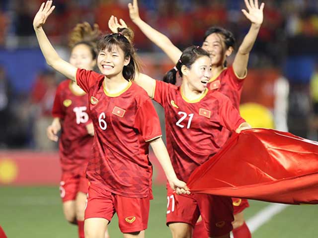 ĐT nữ Việt Nam thắng Thái Lan nghẹt thở: Nghẹn ngào đăng quang SEA Games 30