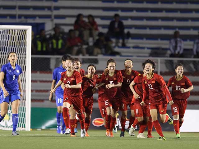 Trực tiếp bóng đá chung kết SEA Games ĐT nữ Việt Nam - Thái Lan: Vỡ òa phút đăng quang (Hết giờ)