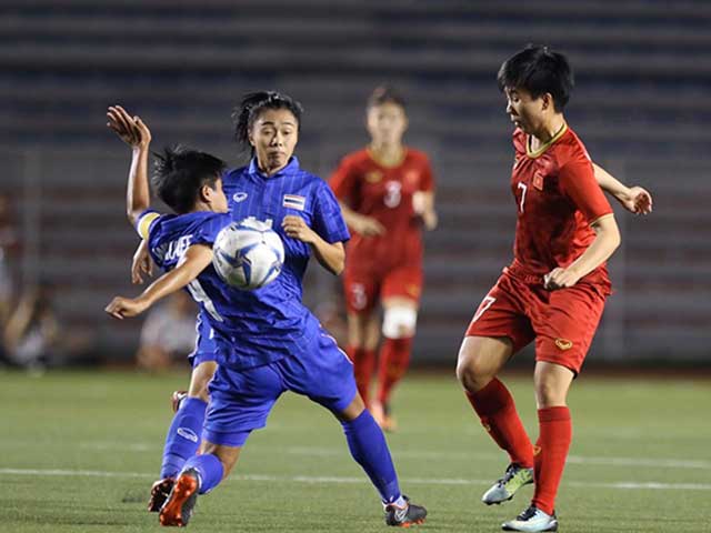 Trực tiếp bóng đá chung kết SEA Games ĐT nữ Việt Nam - Thái Lan: Em gái Dangda vào sân