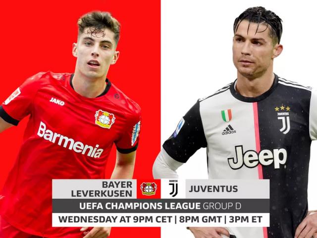 Bayer Leverkusen - Juventus: Ronaldo không nương tay định đoạt vé đi tiếp
