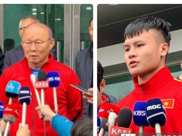 U23 Việt Nam ”gây sốt” ở Hàn Quốc: Quang Hải, thầy Park được báo chí săn đón