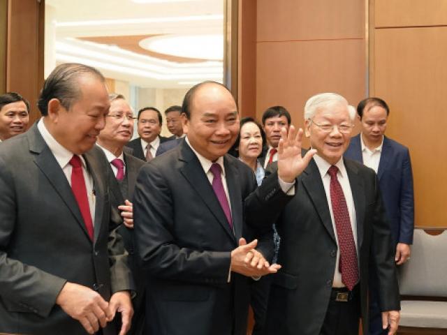 Tổng Bí thư, Chủ tịch nước Nguyễn Phú Trọng dự hội nghị Chính phủ với các địa phương