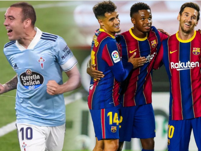 Trực tiếp bóng đá Celta Vigo - Barcelona: Xà ngang cứu thua cho Barcelona