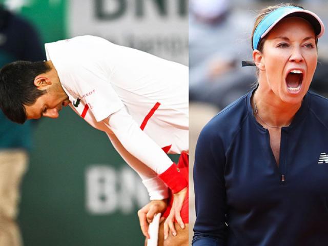 Tay vợt nữ bị loại vì bạn trai, Djokovic lại giả vờ đau ở Roland Garros?