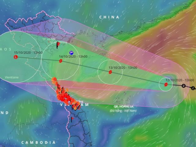 Bão số 7 hình thành, đang hướng vào Bắc Bộ và Bắc Trung Bộ
