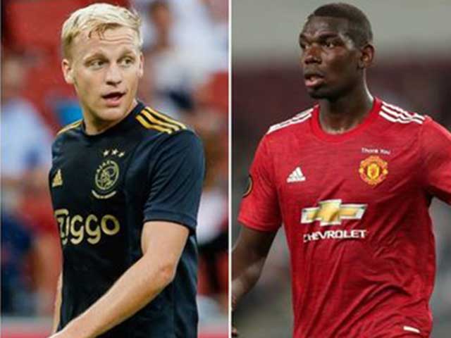 MU đau đầu vì Pogba làm loạn nội bộ: Van de Beek bị cản không cho đá?