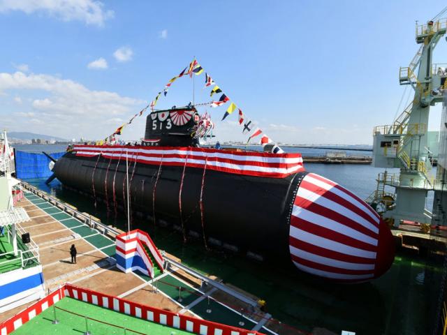 Sức mạnh tàu ngầm tấn công 3.000 tấn Nhật Bản mới hạ thủy giữa căng thẳng với TQ