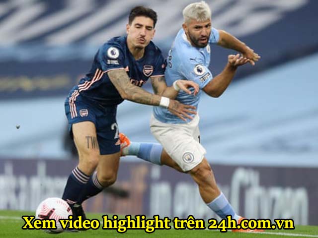 Video highlight trận Man City - Arsenal: Bước ngoặt siêu sao phút 23