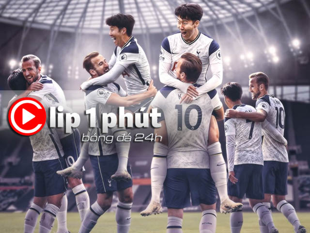 Son Heung Min - Harry Kane bùng nổ, sắp hay nhất Ngoại hạng Anh như thế nào? (Clip 1 phút bóng đá 24H)