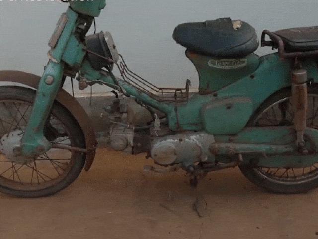 Phục chế siêu phẩm Honda Super Cub 50 hơn 60 năm tuổi