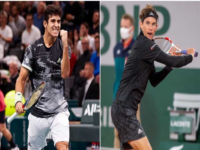 Video tennis Garin - Thiem: 66 phút so kè, 2 set đấu choáng váng